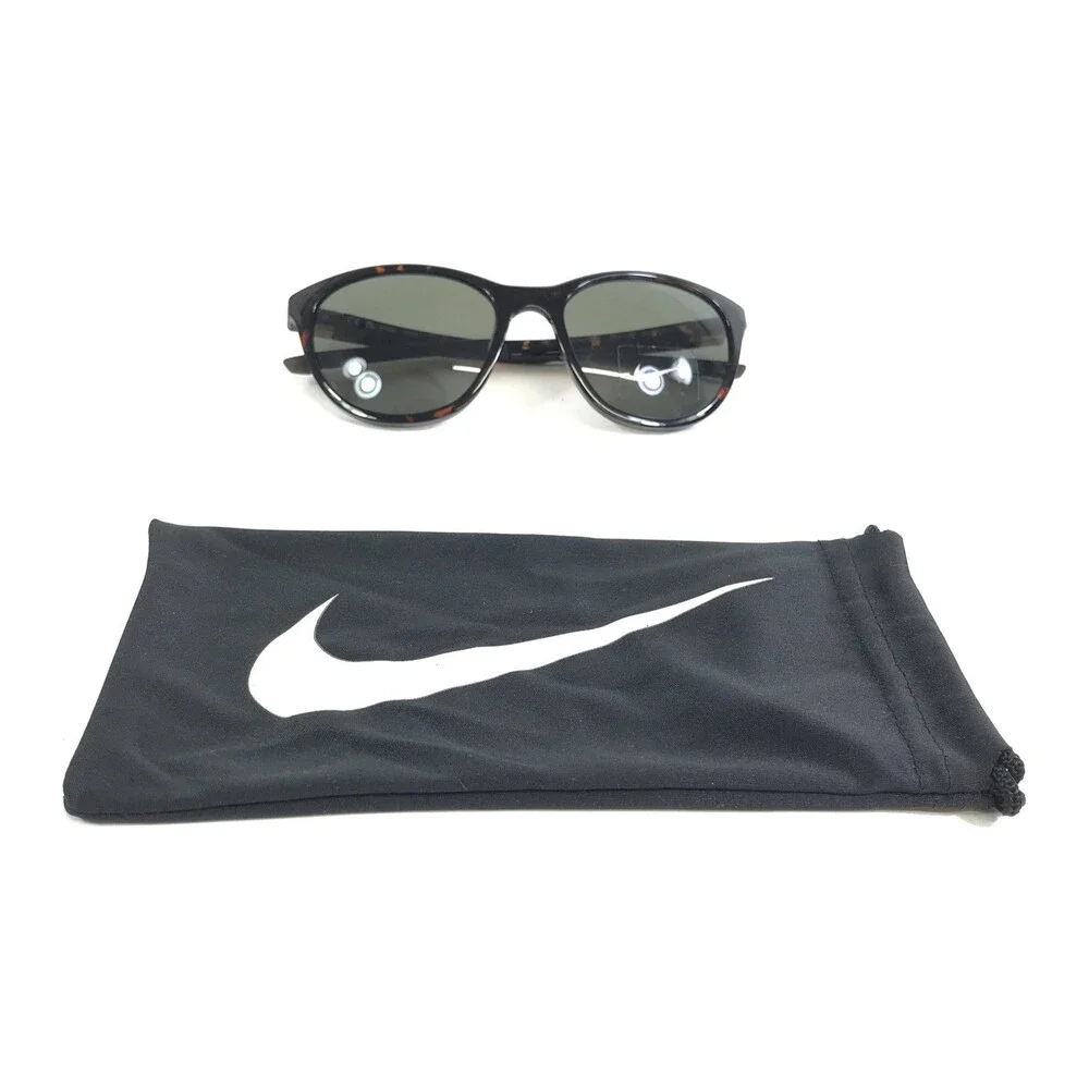 Nike Sunglasses City Hero EV24006 298 Tortoise Cat Eye Frames with Green Lenses